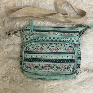 🆕 Patterned Crossbody Bag - Mint Green